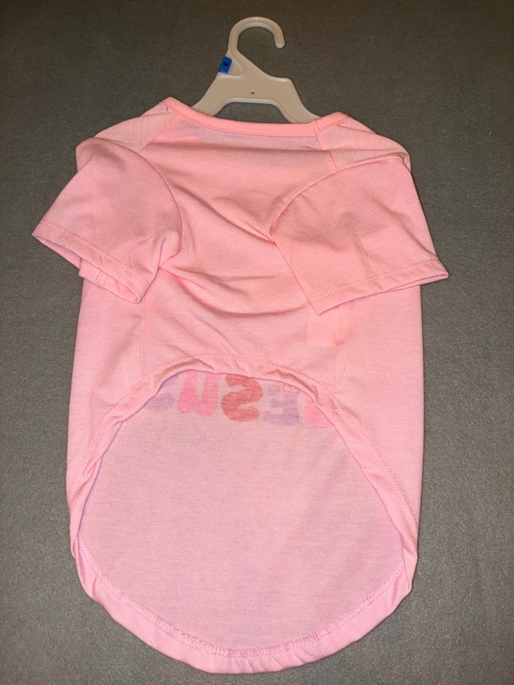 Love Like Jesus Pink Graphic Dog Tee Shirt - Picture 6 of 8